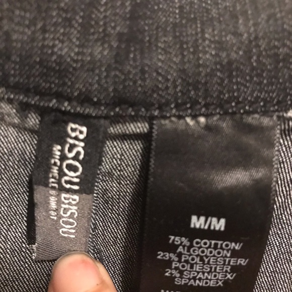 LDS Bisou bisou jean jacket like new S/M - Picture 5 of 8